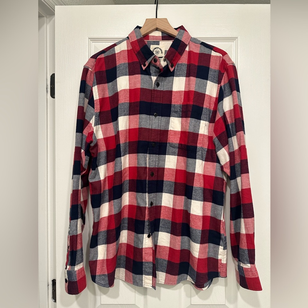 Red blue and flannel